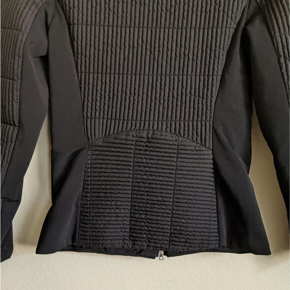 Post Card Textured Insulated Slim FitSki Jacket in Black, 6 - Picture 13 of 16